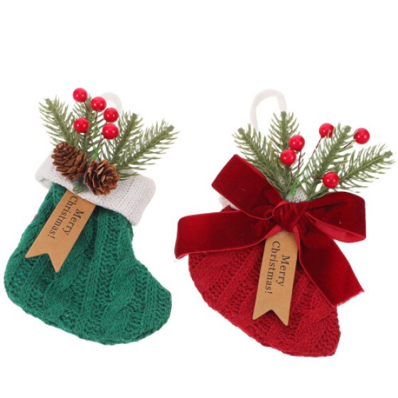 10 Pieces Christmas Stocking Decorations with Sweets